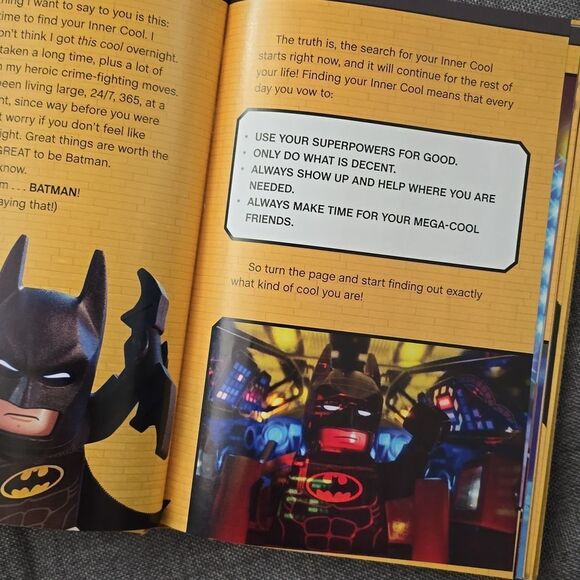Batman's Guide to Being Cool Book Lego Funny Witty Kids ages 7+ - Picture 5 of 6
